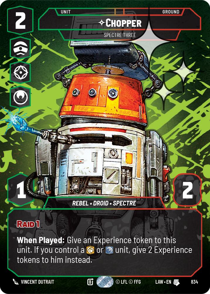 Chopper - Spectre Three (Prestige Foil) [LAW - 834]