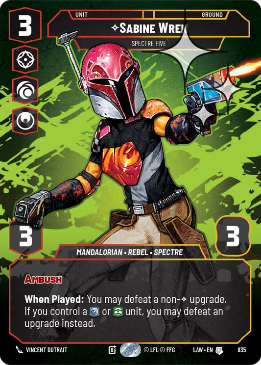 Sabine Wren - Spectre Five (Prestige Foil) [LAW - 835]