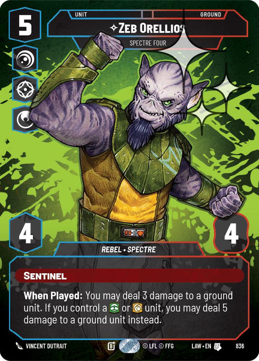 Zeb Orellios - Spectre Four (Prestige Foil) [LAW - 836]