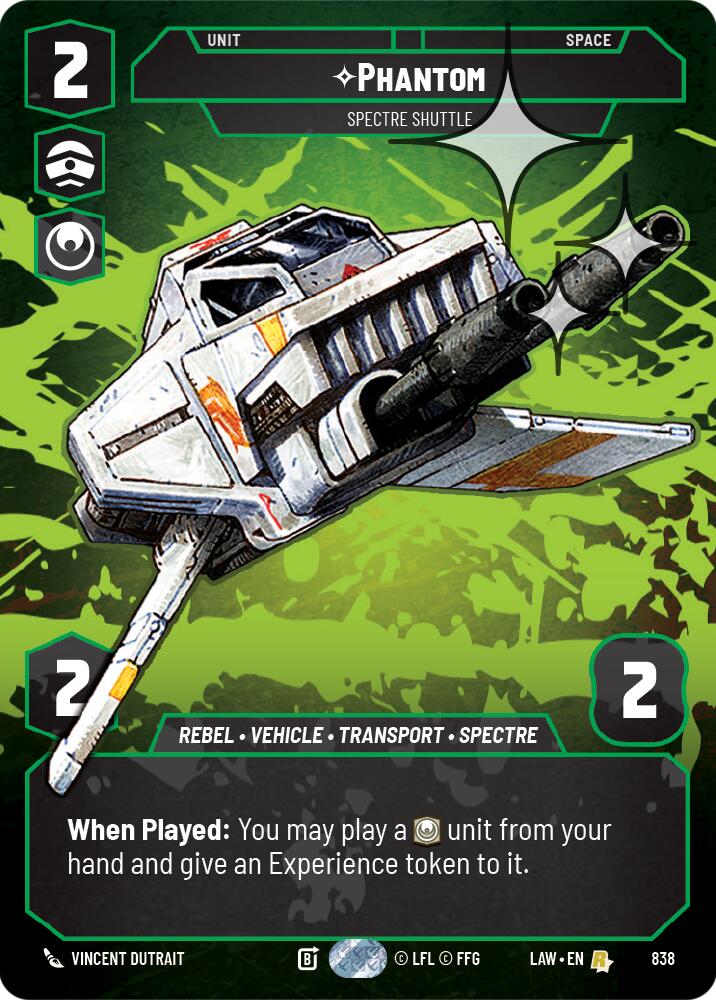 Phantom - Spectre Shuttle (Prestige Foil) [LAW - 838]
