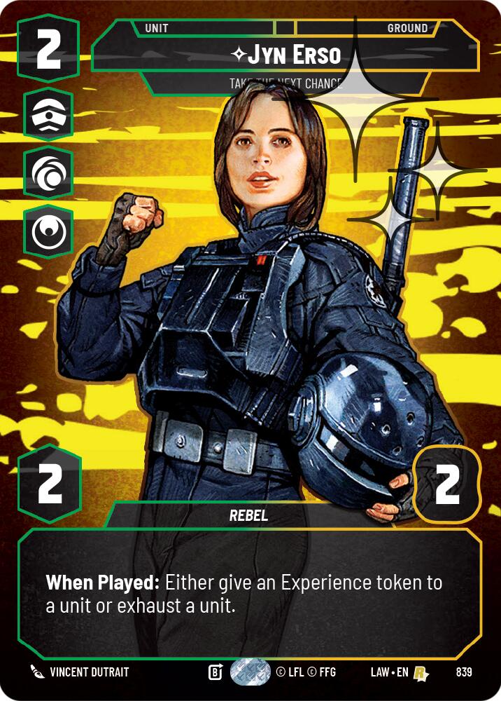 Jyn Erso - Take the Next Chance (Prestige Foil) [LAW - 839]