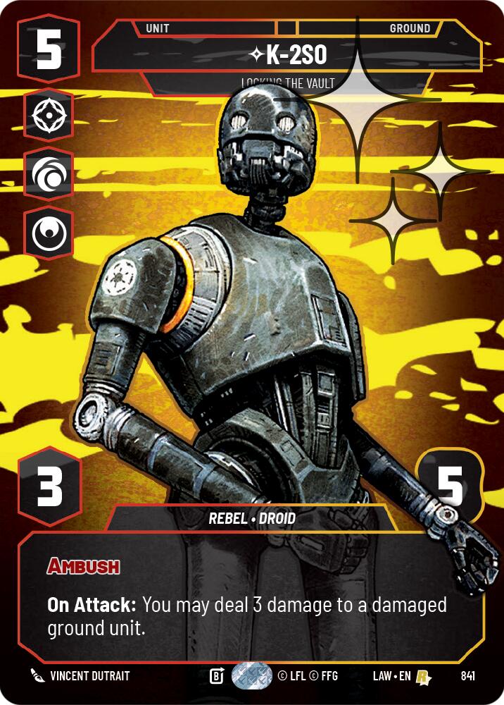 K-2S0 - Locking the Vault (Prestige Foil) [LAW - 841]