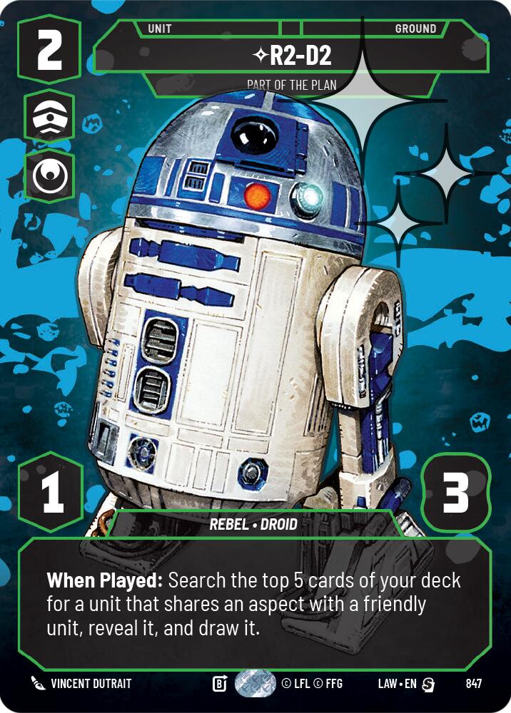 R2-D2 - Part of the Plan (Prestige Foil) [LAW - 847]