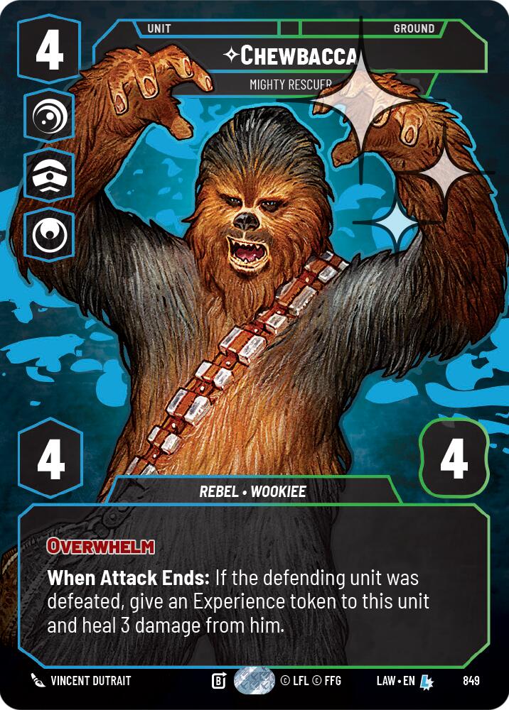 Chewbacca - Mighty Rescuer (Prestige Foil) [LAW - 849]