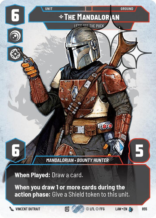 The Mandalorian - Let's See The Puck (Prestige Foil) [LAW - 855]