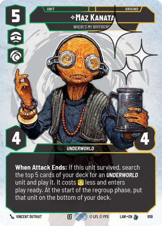 Maz Kanata - Where's My Boyfriend? (Prestige Foil) [LAW - 859]