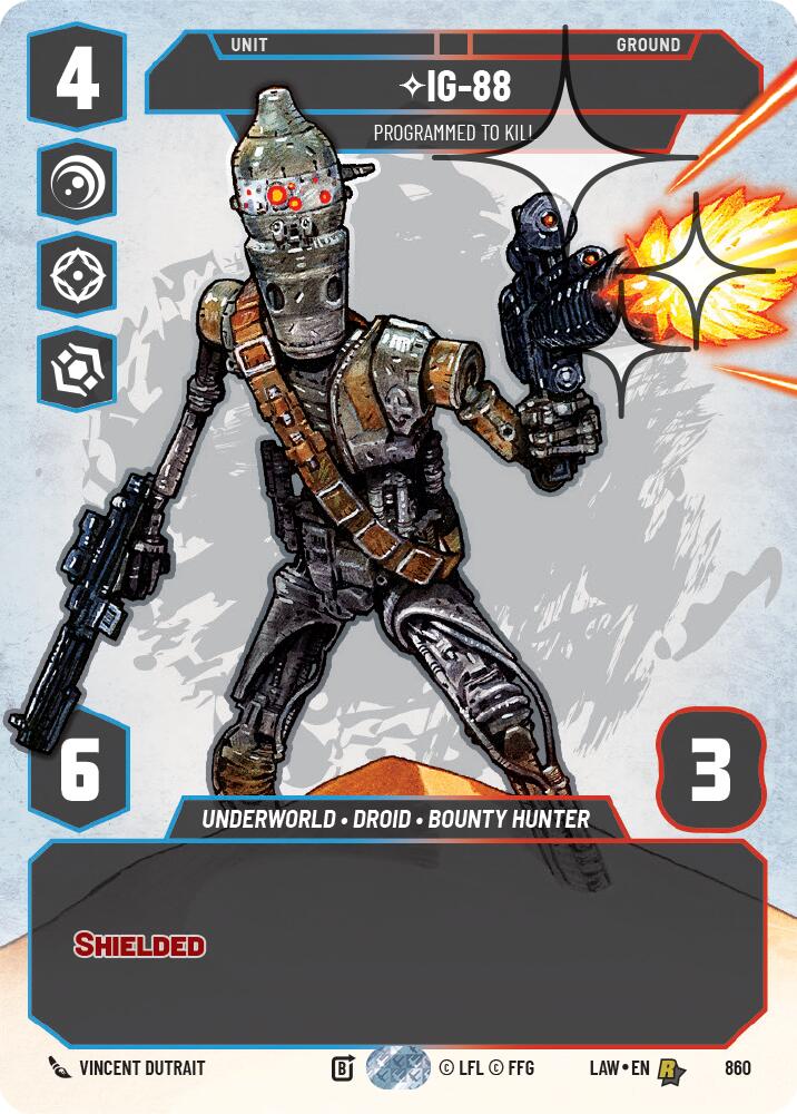 IG-88 - Programmed to Kill (Prestige Foil) [LAW - 860]