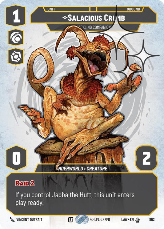 Salacious Crumb - Cackling Companion (Prestige Foil) [LAW - 862]
