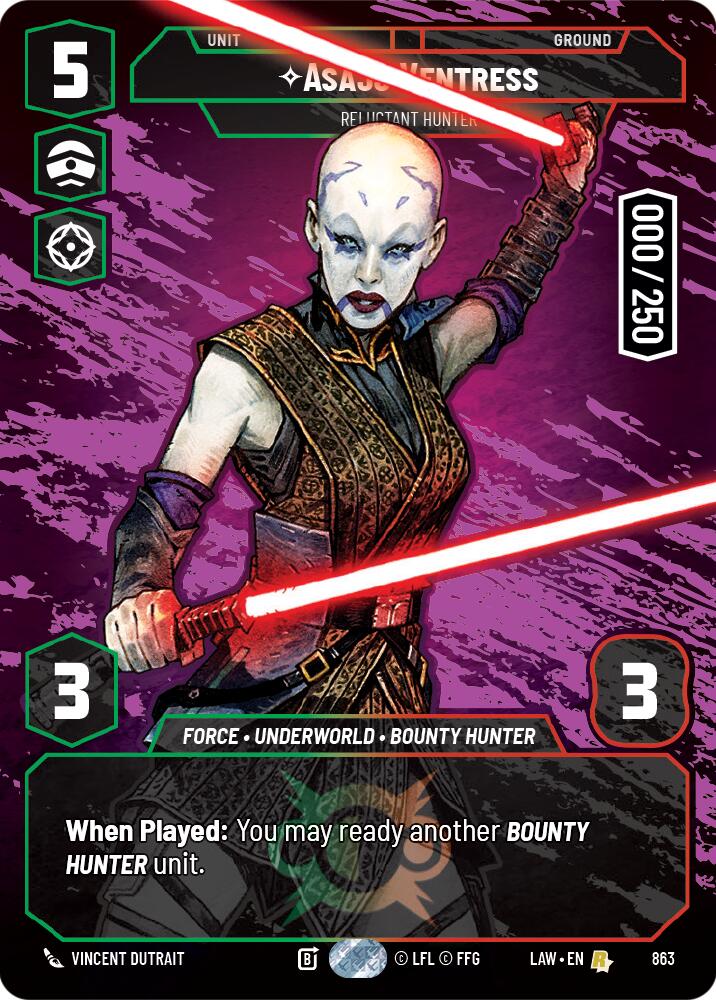 Asajj Ventress - Reluctant Hunter (Serialized) [LAW - 863]