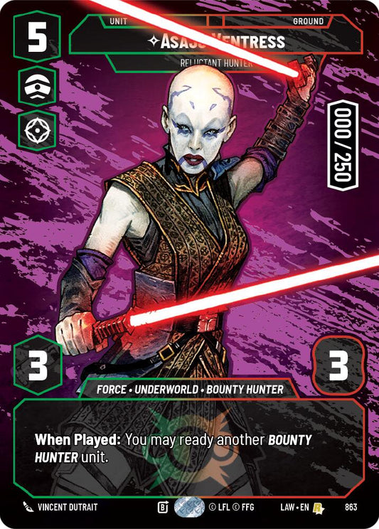 Asajj Ventress - Reluctant Hunter (Serialized) [LAW - 863]