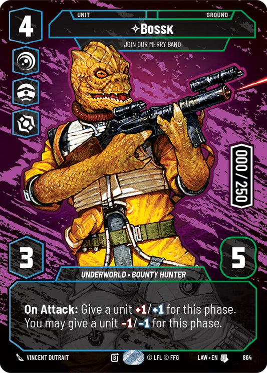 Bossk - Join Our Merry Band (Serialized) [LAW - 864]