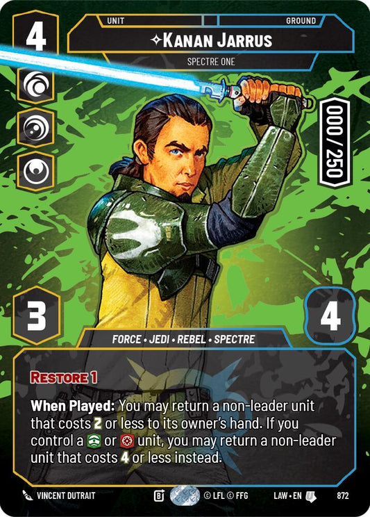 Kanan Jarrus - Spectre One (Serialized) [LAW - 872]