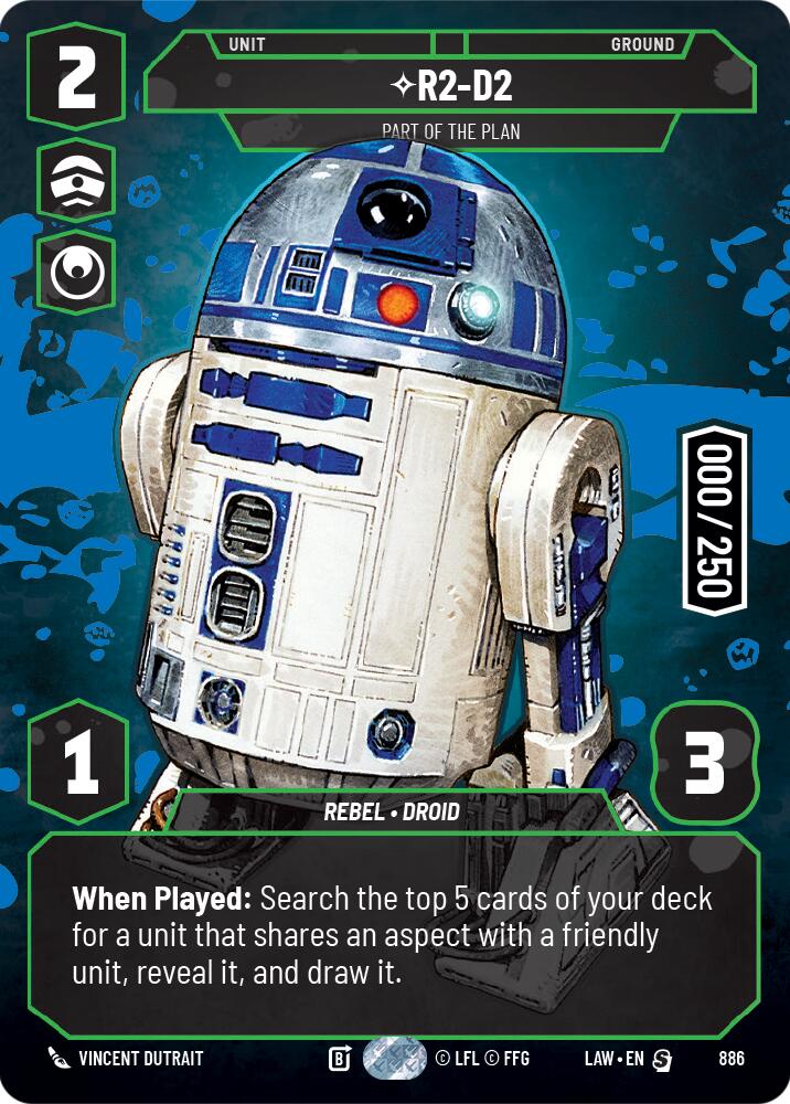 R2-D2 - Part of the Plan (Serialized) [LAW - 886]