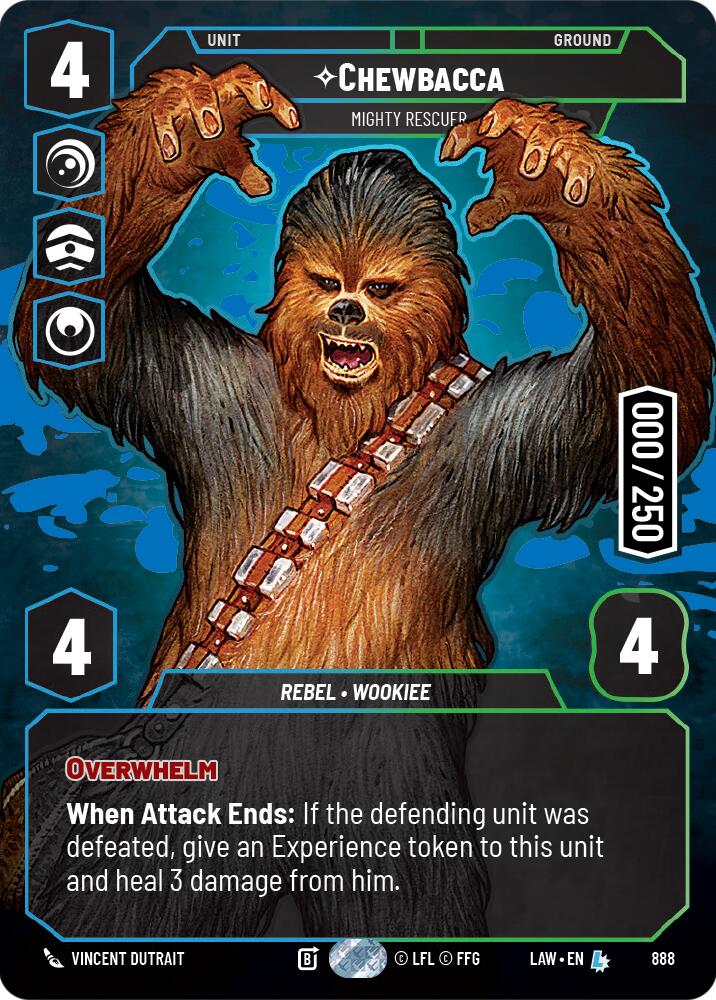 Chewbacca - Mighty Rescuer (Serialized) [LAW - 888]
