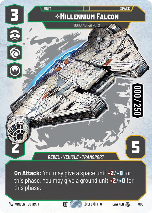 Millennium Falcon - Dodging Patrols (Serialized) [LAW - 890]