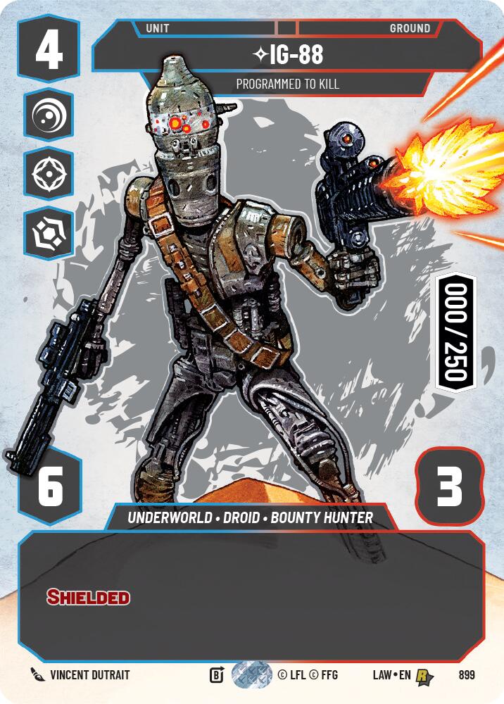 IG-88 - Programmed to Kill (Serialized) [LAW - 899]