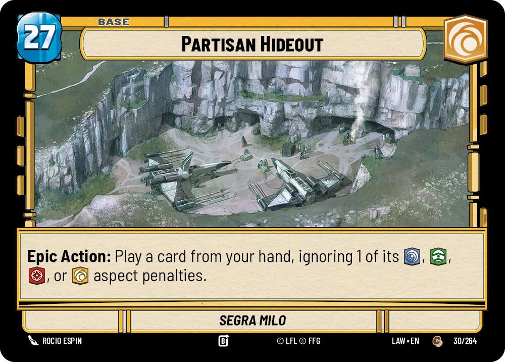 Partisan Hideout // Credit [LAW - 30 // T01]