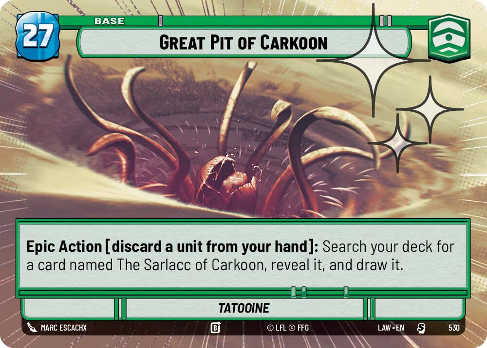 Great Pit of Carkoon (Hyperspace Foil) [LAW - 530]