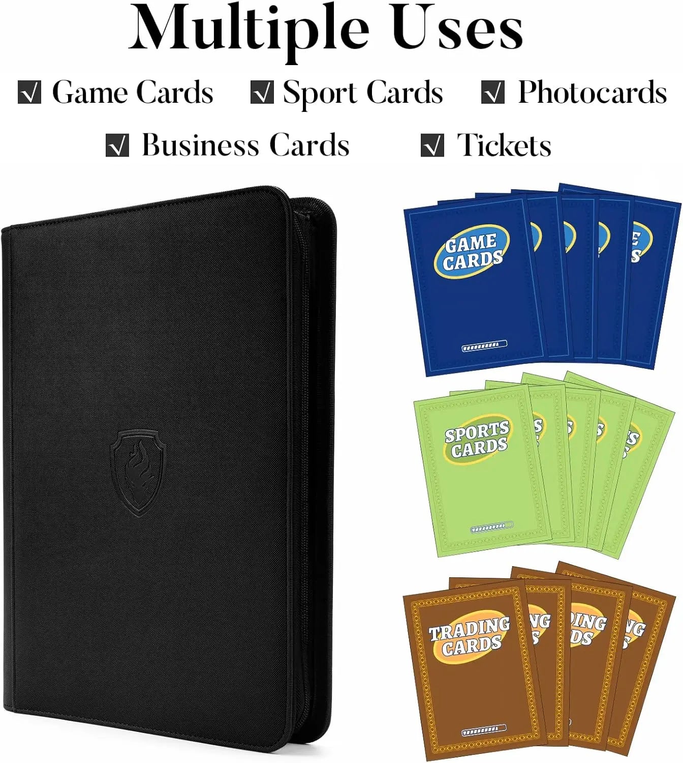 9 Pocket Card Binder, Holds 360 Trading Cards