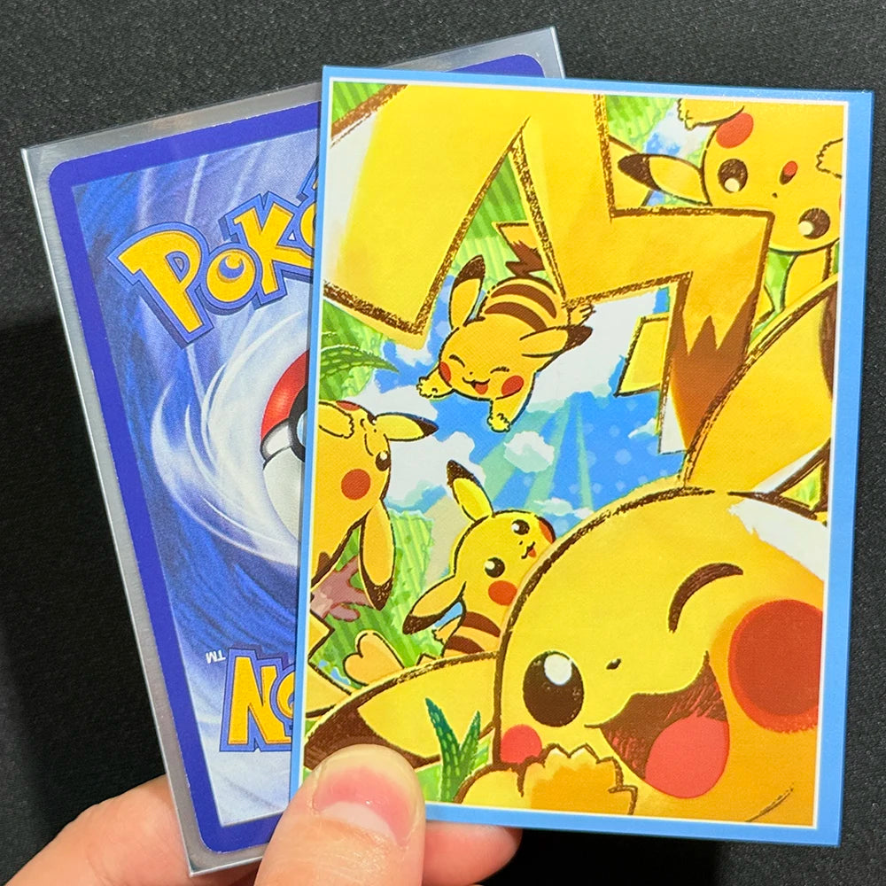 60pcs Pikachu Sleeves for Trading Cards