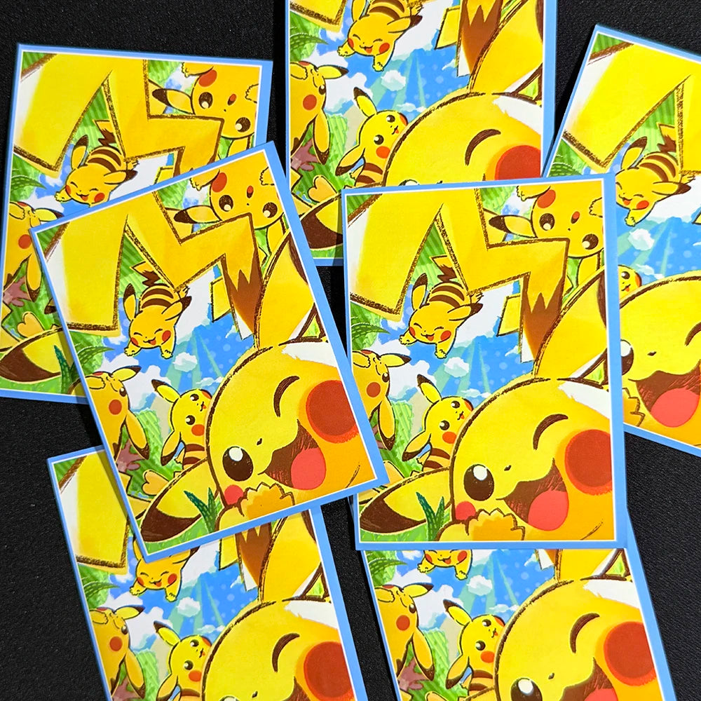 60pcs Pikachu Sleeves for Trading Cards