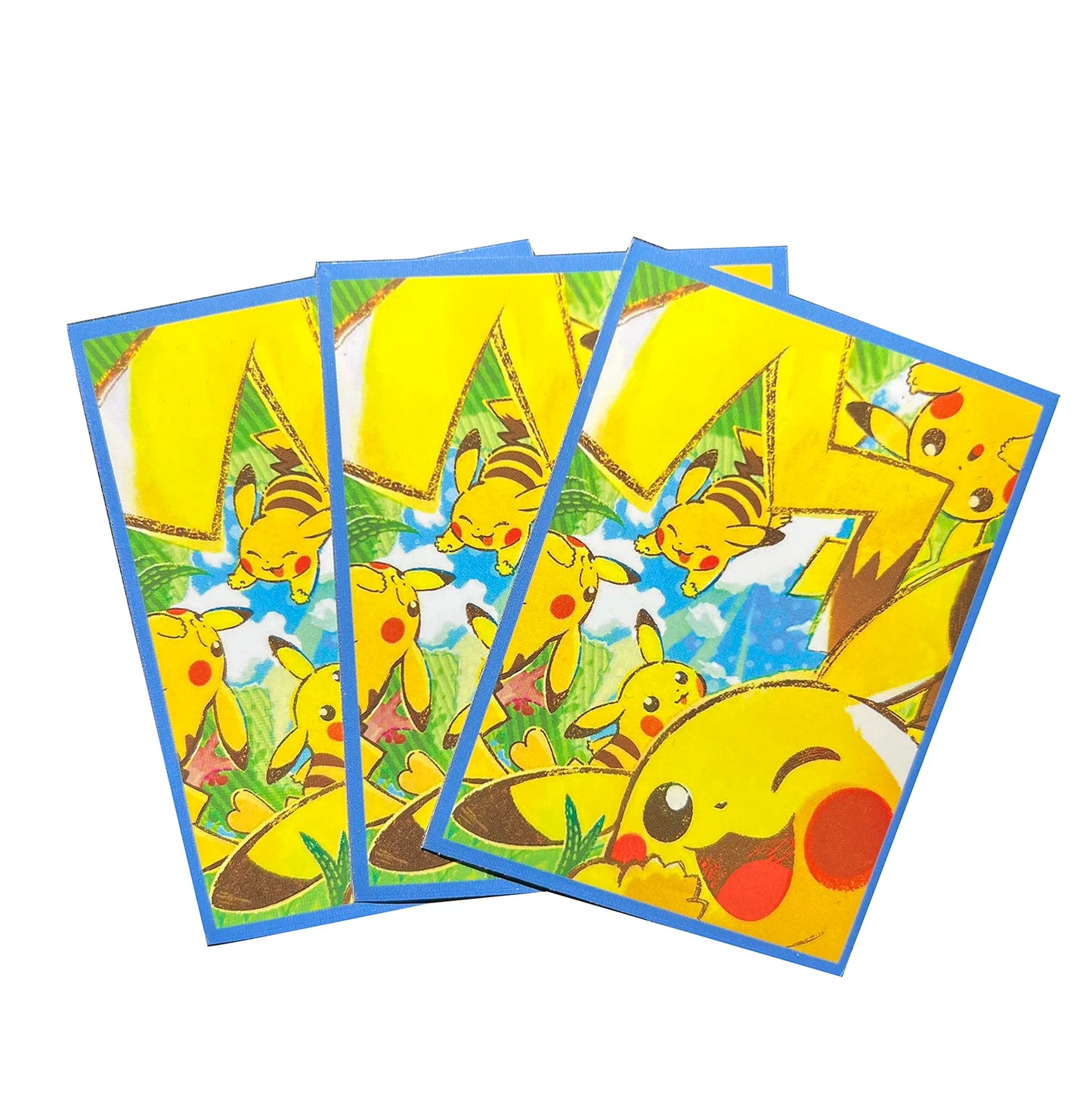 60pcs Pikachu Sleeves for Trading Cards